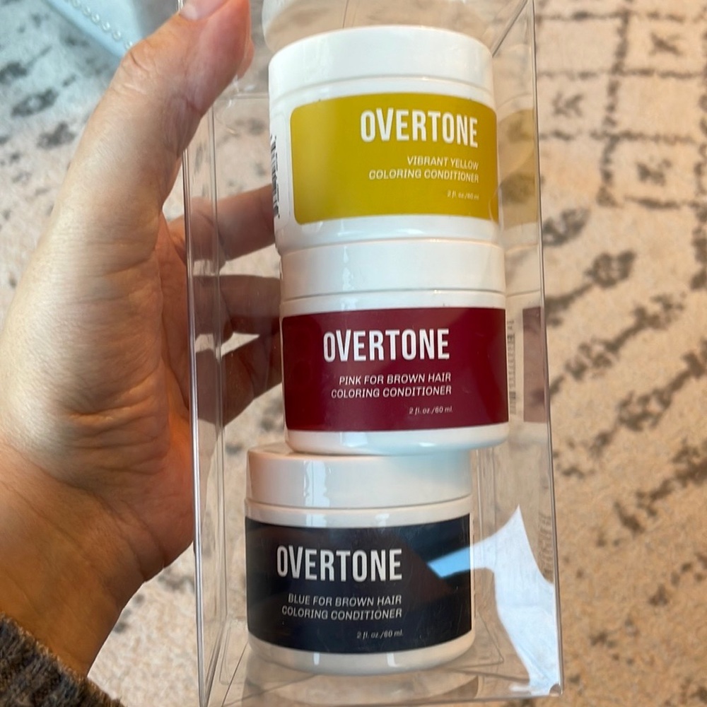 Set of 3 Overtone Coloring Conditioners (For Brown Hair)